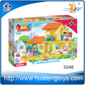 Hot Sale intelligence ABS plastic villy building block toy for kid